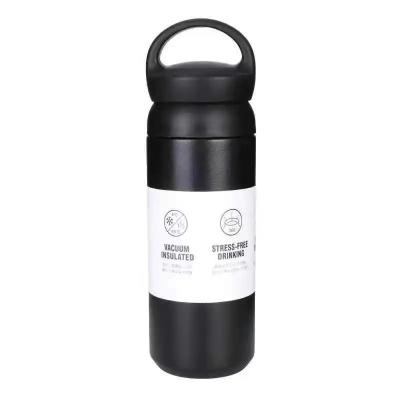 Thermos Cups Coffee Mug – Stainless Steel Insulated Water Bottle Black 500ml