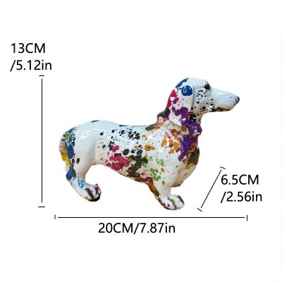 PopStyle French Bulldog Resin Decor Unique Graffiti Design