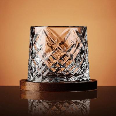 Crystal Spinning Whiskey Tumbler 280ml
